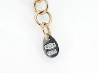 Crivelli - rosegouden hart collier met hoge kwaliteit briljant geslepen diamanten - afbeelding 5 van  8
