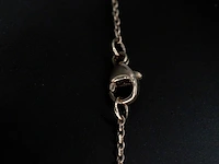 Crivelli - rosegouden hart collier met hoge kwaliteit briljant geslepen diamanten - afbeelding 5 van  8