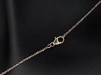 Crivelli - rosegouden hart collier met hoge kwaliteit briljant geslepen diamanten - afbeelding 6 van  8