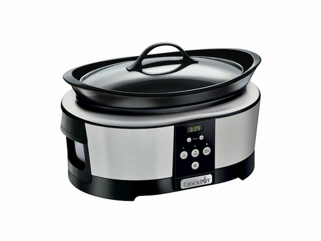Crock-pot cr605 nextgen slowcooker 5.7 l zilver - afbeelding 1 van  4
