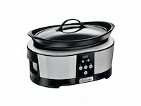 Crock-pot cr605 nextgen slowcooker 5.7 l zilver - afbeelding 1 van  4