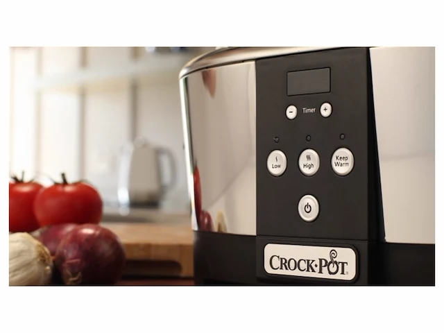 Crock-pot cr605 nextgen slowcooker 5.7 l zilver - afbeelding 2 van  4