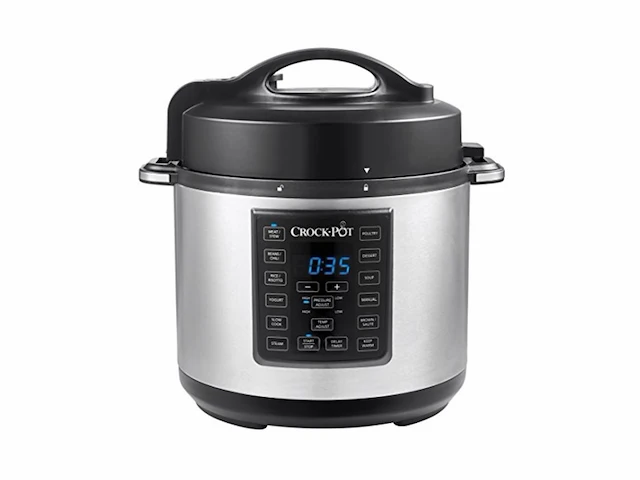 Crockpot express pot pressure slow & multi cooker 5,6l rvs / zwart - afbeelding 1 van  2
