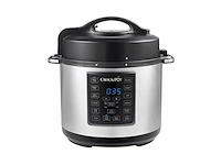 Crockpot express pot pressure slow & multi cooker 5,6l rvs / zwart - afbeelding 1 van  2