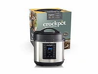 Crockpot express pot pressure slow & multi cooker 5,6l rvs / zwart - afbeelding 2 van  2