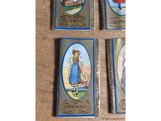Cromos chocolade ( chocolat de villars) - afbeelding 4 van  5
