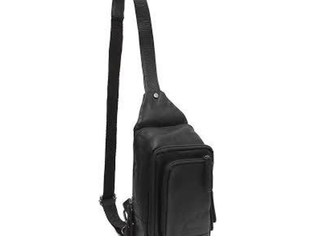 Cross bodytas chesterfield, riga, black - afbeelding 2 van  3