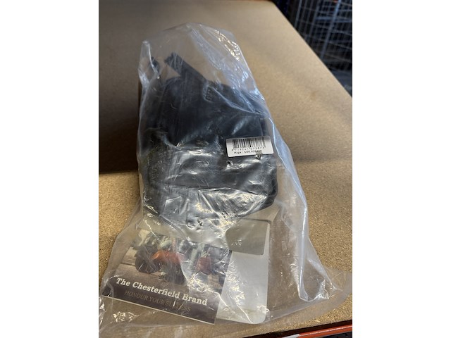 Cross bodytas chesterfield, riga, black - afbeelding 3 van  3