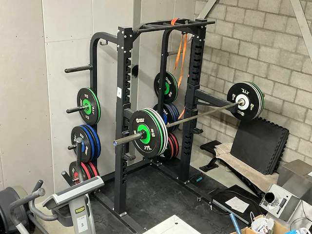 Crossmaxx squatrack met gewichten - afbeelding 1 van  10