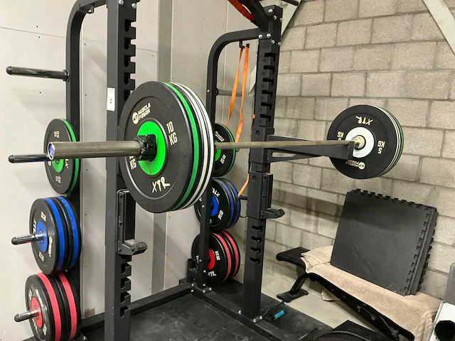 Crossmaxx squatrack met gewichten - afbeelding 3 van  10