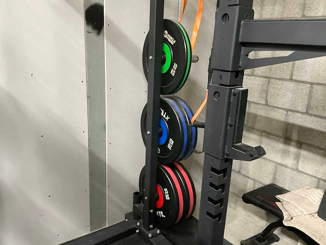 Crossmaxx squatrack met gewichten - afbeelding 9 van  10