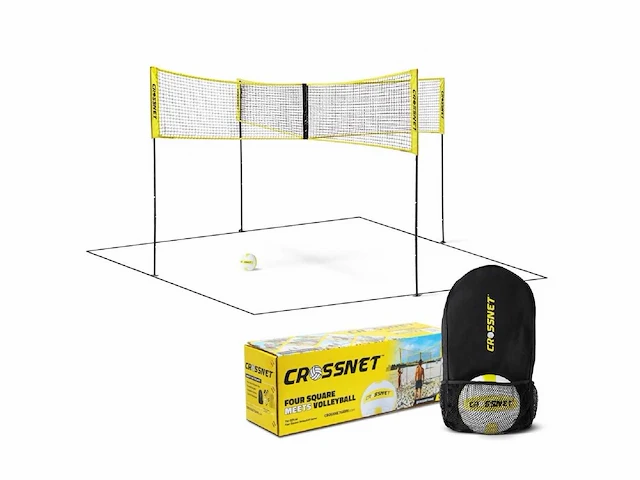 Crossnet four square volleybal speelset (56x) - afbeelding 1 van  5