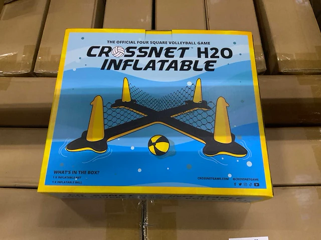 Crossnet inflatable h20 four square volleybal speelset (97x) - afbeelding 5 van  6