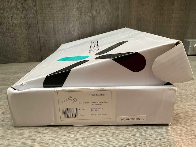 Crosswater mpro inbouw wastafelkraan geborsteld messing goud - afbeelding 2 van  3