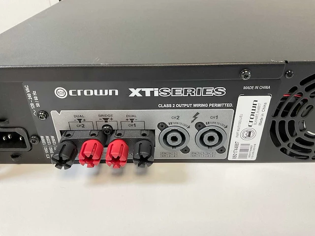 Crown (xti 1002), 2 channel professional power amplifier - afbeelding 6 van  7