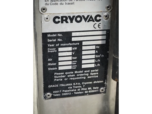 Cryovac - afbeelding 2 van  10