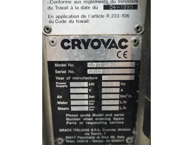Cryovac - afbeelding 3 van  11