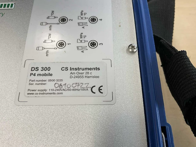 Cs instruments ds 300 p4 mobile gecomprimeerde lucht analyse apparaat - afbeelding 4 van  4