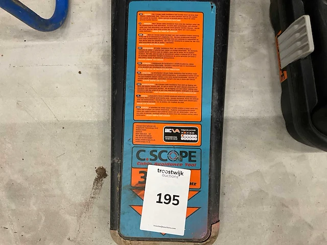 C.scope 33xd/sg-a kabeldector + signaal generator - afbeelding 4 van  5