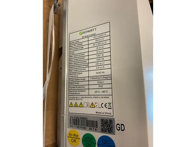 Csun, 285-60p zonnepaneel (4x) met growatt, mic1000tl-x omvormer (1x) - afbeelding 2 van  10