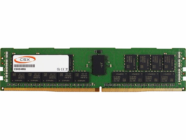 Csx werkgeheugen csxd4rg2133-2r4-32gb ddr4-2133mhz pc4-17000 2rx4 2048mx4 36chip 288pin cl15 1.2v ecc registered dimm - afbeelding 1 van  1