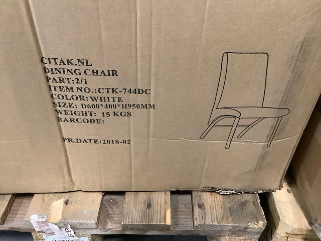 Ctk citak furniture - eetkamerstoel (6x) - afbeelding 5 van  5