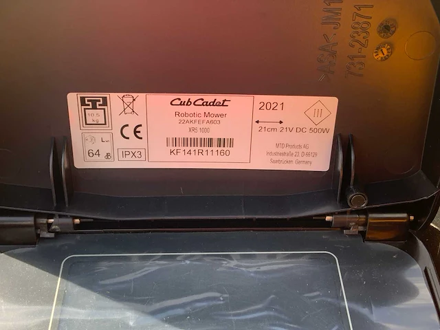 Cub cadet - robomow xr5 1000 - grasmaaier - afbeelding 8 van  10