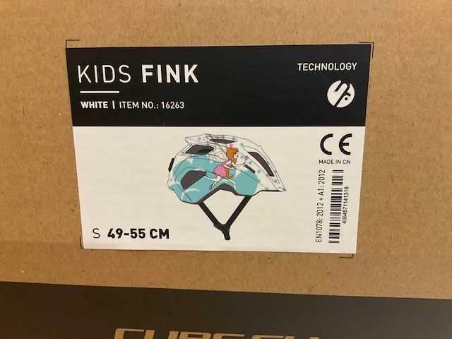 Cube fink kinderfietshelm maat s - afbeelding 3 van  3