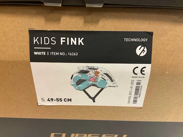 Cube fink kinderfietshelm maat s - afbeelding 3 van  3