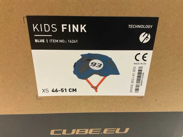 Cube fink kinderfietshelm maat xs - afbeelding 3 van  3