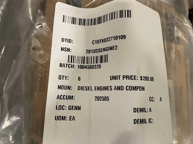 Cummins 3047973px injector (6x) - afbeelding 4 van  5
