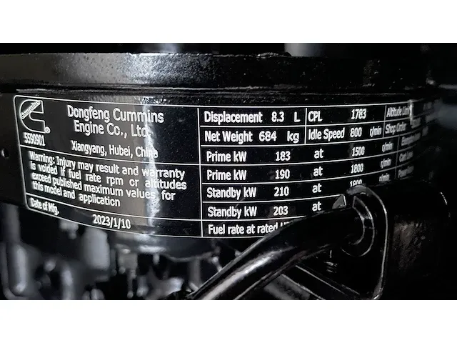 Cummins 6ctaa8.3-g2 - 220 kva - silent generator - afbeelding 11 van  13