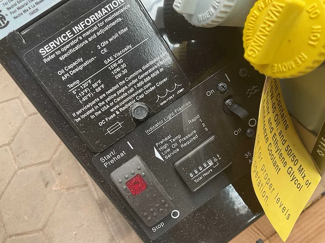 Cummins 7.5hdkat-41934s stroomgenerator - afbeelding 6 van  8