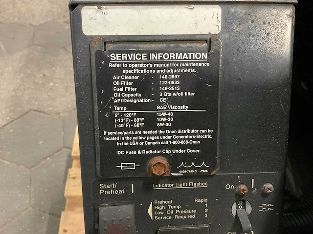 Cummins 7.5hdkat41934l stroomgenerator - afbeelding 10 van  11