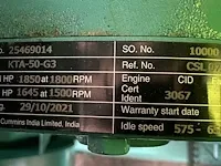 Cummins c1400d5 - 1400 kva - open generator - afbeelding 12 van  14