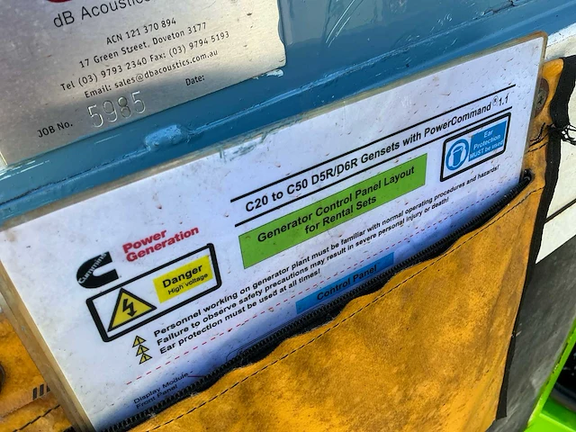 Cummins c50 stroomgenerator - afbeelding 5 van  18