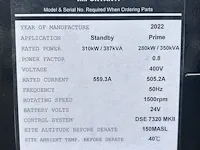 Cummins nta855-g4 - 385 kva - open generator - afbeelding 6 van  11