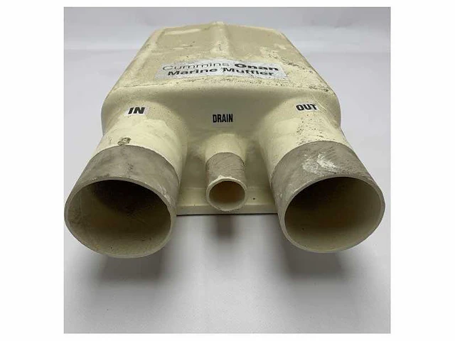 Cummins onan 01603586 exhaust separator marine muffler 3 inches - afbeelding 2 van  5