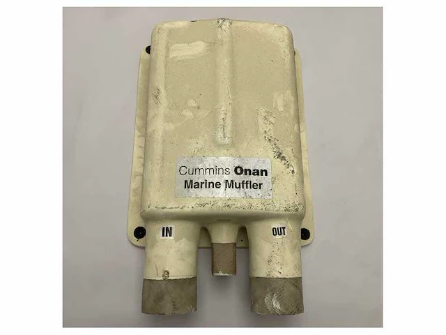 Cummins onan 01603586 exhaust separator marine muffler 3 inches - afbeelding 5 van  5
