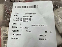 Cummins slotted set screw (7x) - afbeelding 3 van  4