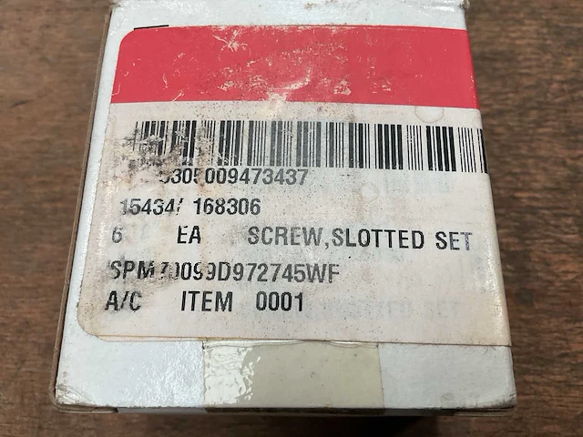 Cummins slotted set screw (7x) - afbeelding 4 van  4