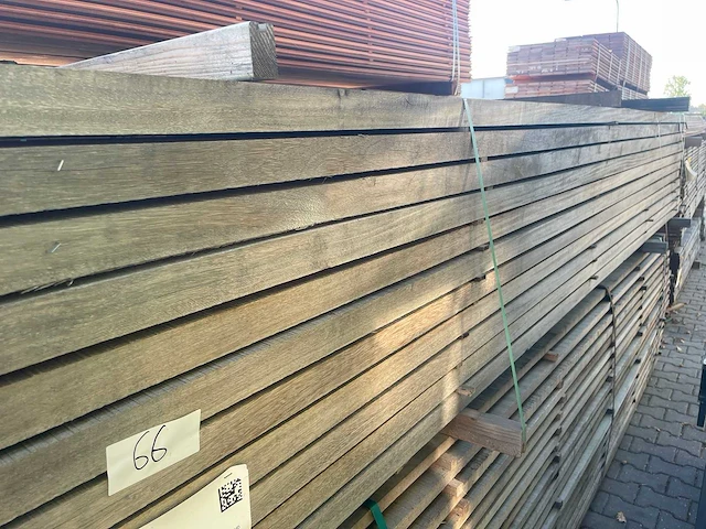Cupiuba balken fijnbezaagd 4500x150x50mm (33x) - afbeelding 2 van  3