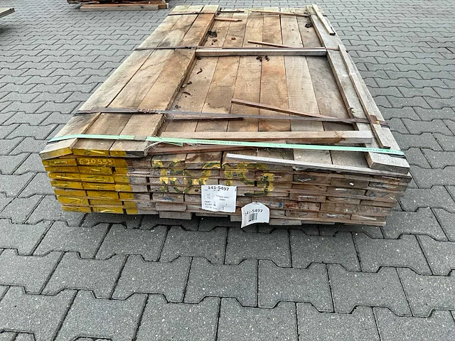 Cupiuba hardhout vlonderplank (2000x100x20mm) (72x) - afbeelding 2 van  3