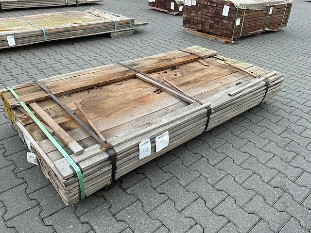 Cupiuba hardhout vlonderplank (2000x100x20mm) (72x) - afbeelding 3 van  3