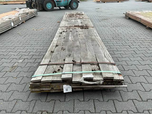 Cupiuba hardhout vlonderplank (5000-6000x100x20mm) (28x) - afbeelding 1 van  3
