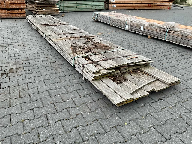 Cupiuba hardhout vlonderplank (5000-6000x100x20mm) (28x) - afbeelding 3 van  3