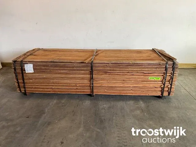 Cupiuba tuinplank hardhout 300x14,5x2cm - afbeelding 2 van  5