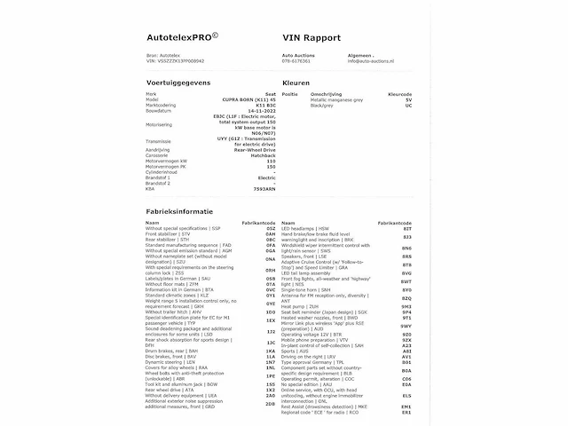 Cupra born 150kw automaat 2022 - afbeelding 35 van  43