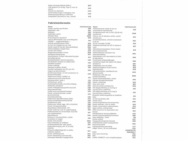 Cupra formentor 1.4 e-hybrid 204pk automaat 2023 - afbeelding 11 van  21
