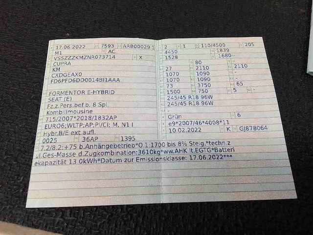 Cupra formentor 1.4 e-hybrid phev 204pk automaat 2022 - afbeelding 39 van  44